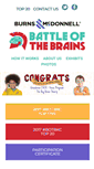 Mobile Screenshot of battleofthebrainskc.com